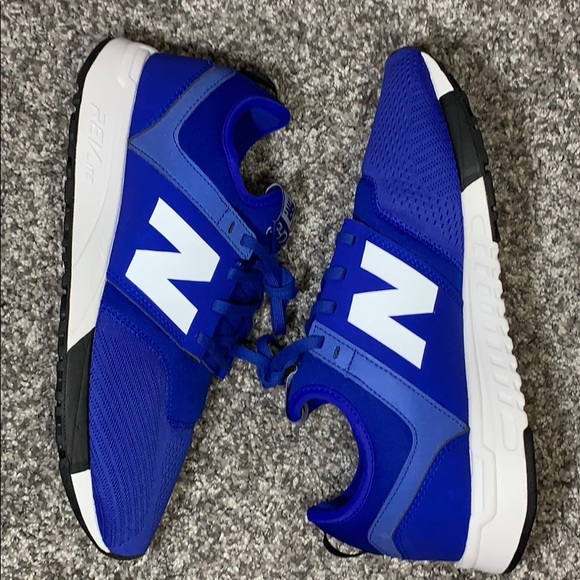 MENS NEW BALANCE SHOES 247 "ROYAL BLUE" MRL247J2 - Picture 5 of 8